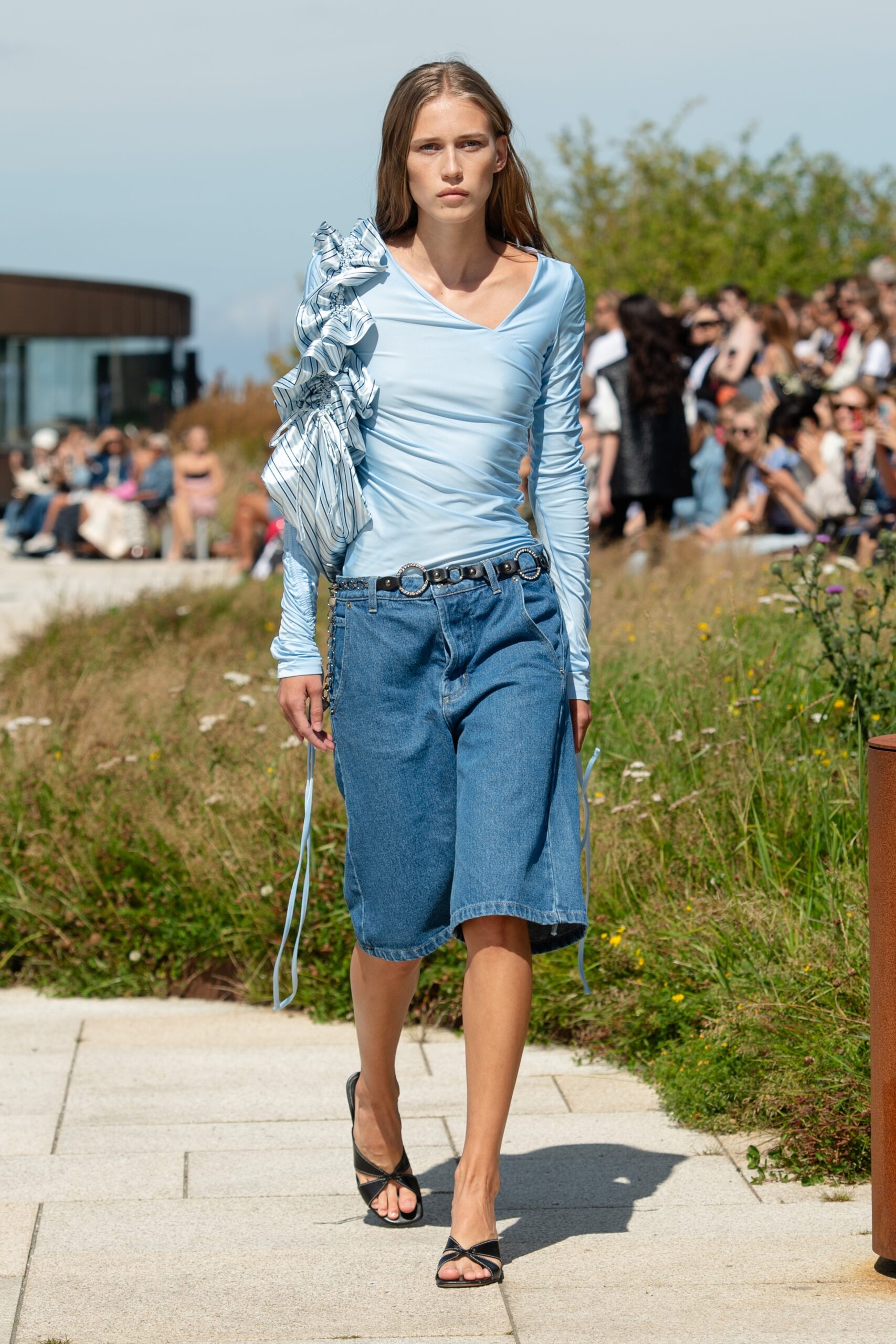 Model wearing OpéraSport SS25 during Copenhagen Fashion Week