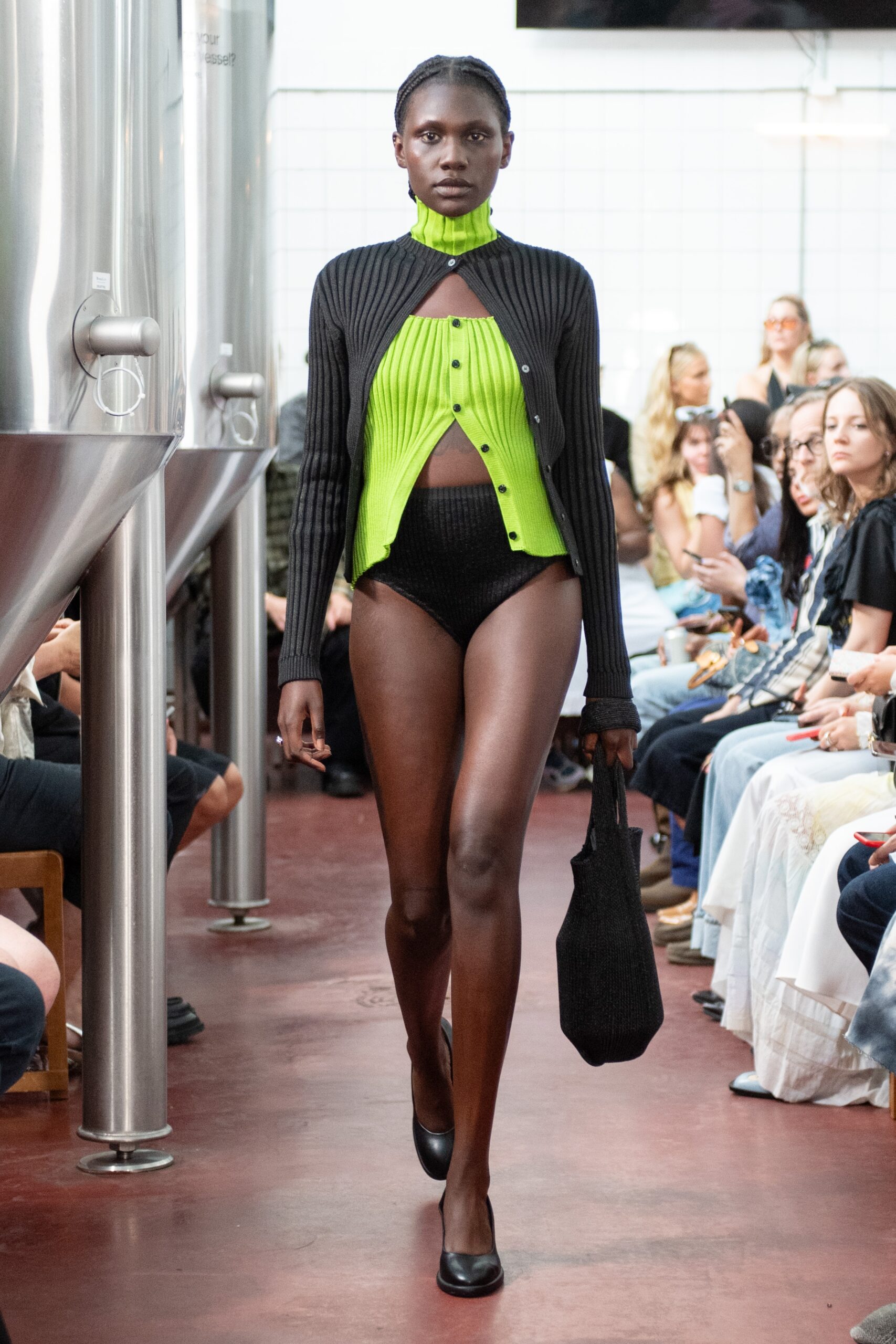 Model wearing A. Roege Hove SS25 during Copenhagen Fashion Week