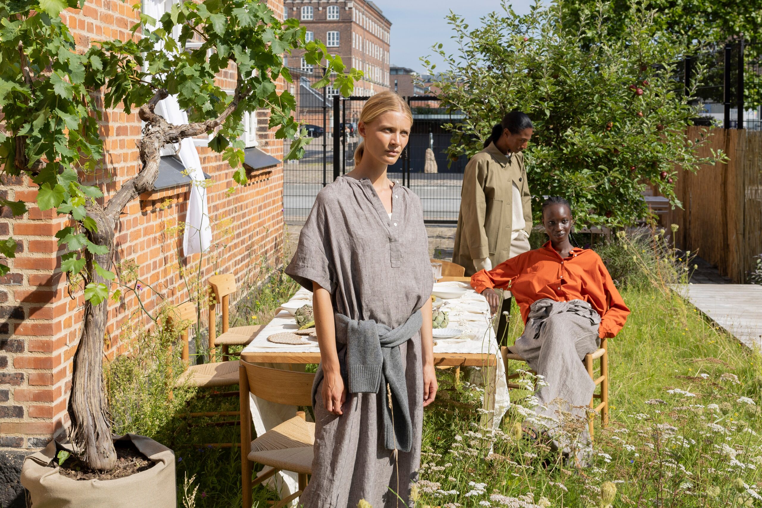 Models wearing Aiayu SS25 during Copenhagen Fashion Week