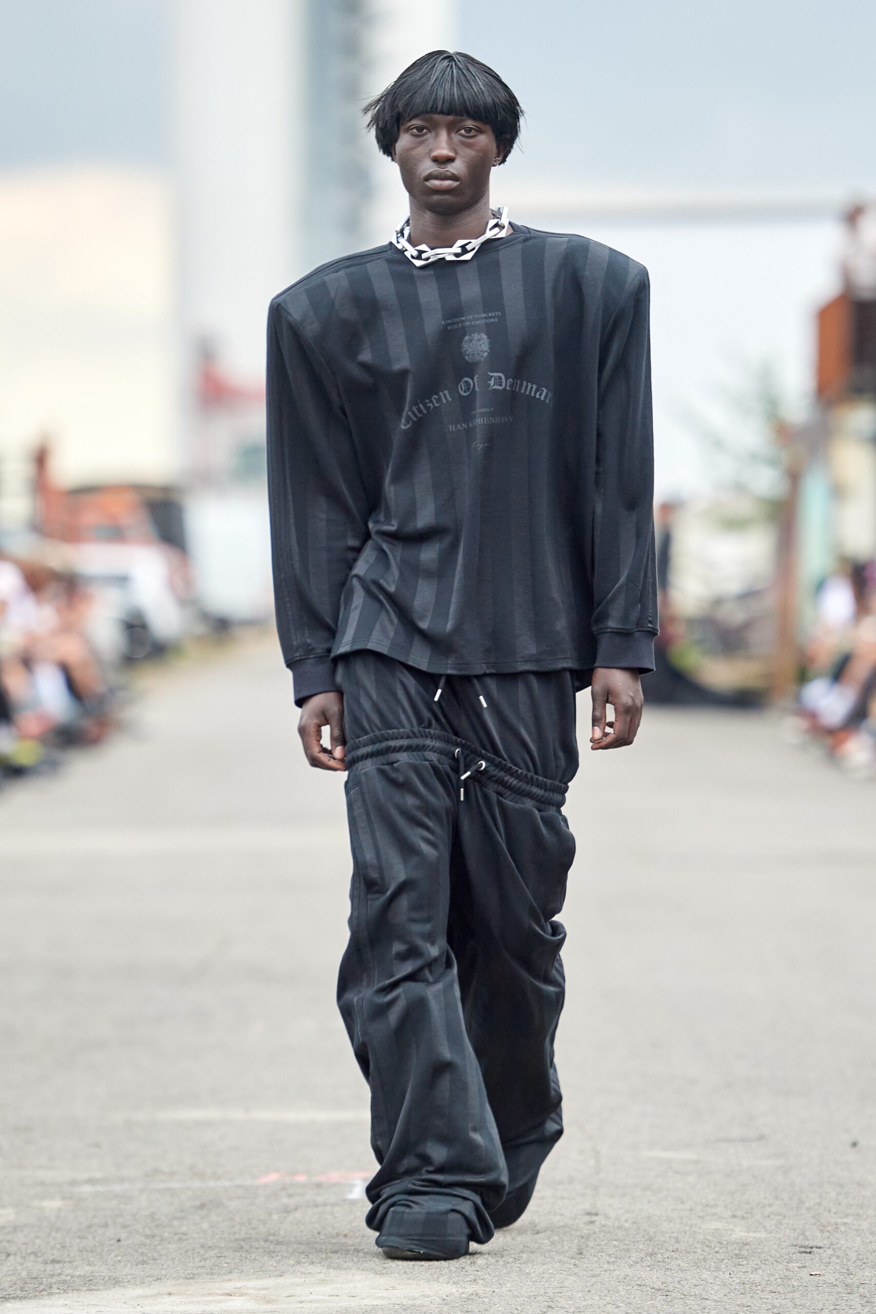 Model wearing Han Kjøbenhavn SS25 during Copenhagen Fashion Week