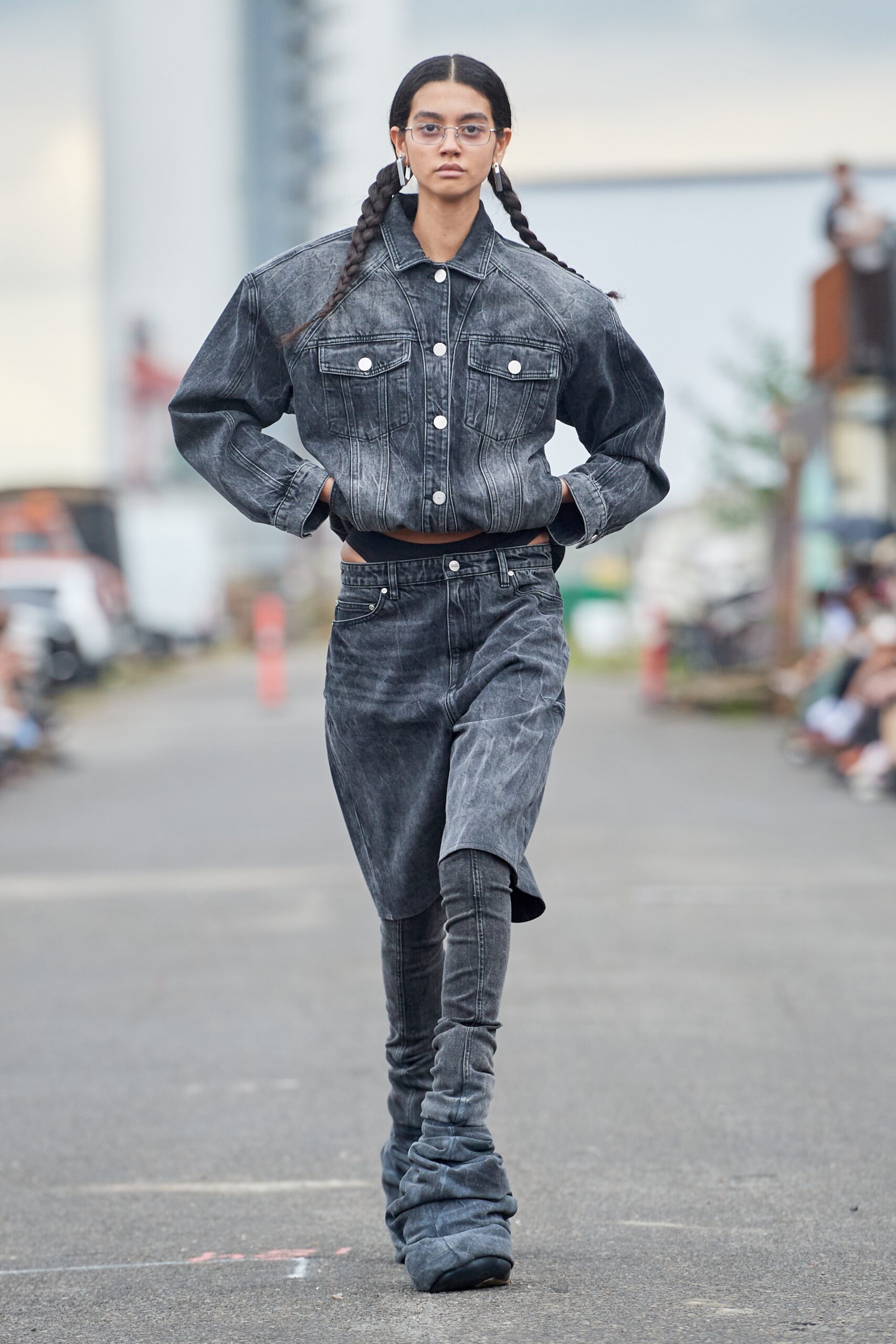 Model wearing Han Kjøbenhavn SS25 during Copenhagen Fashion Week