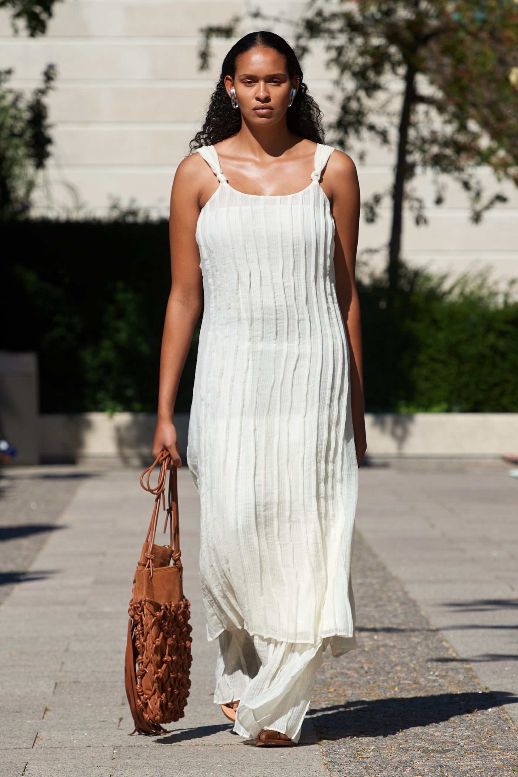 Model wearing Lovechild 1979 SS25 during Copenhagen Fashion Week