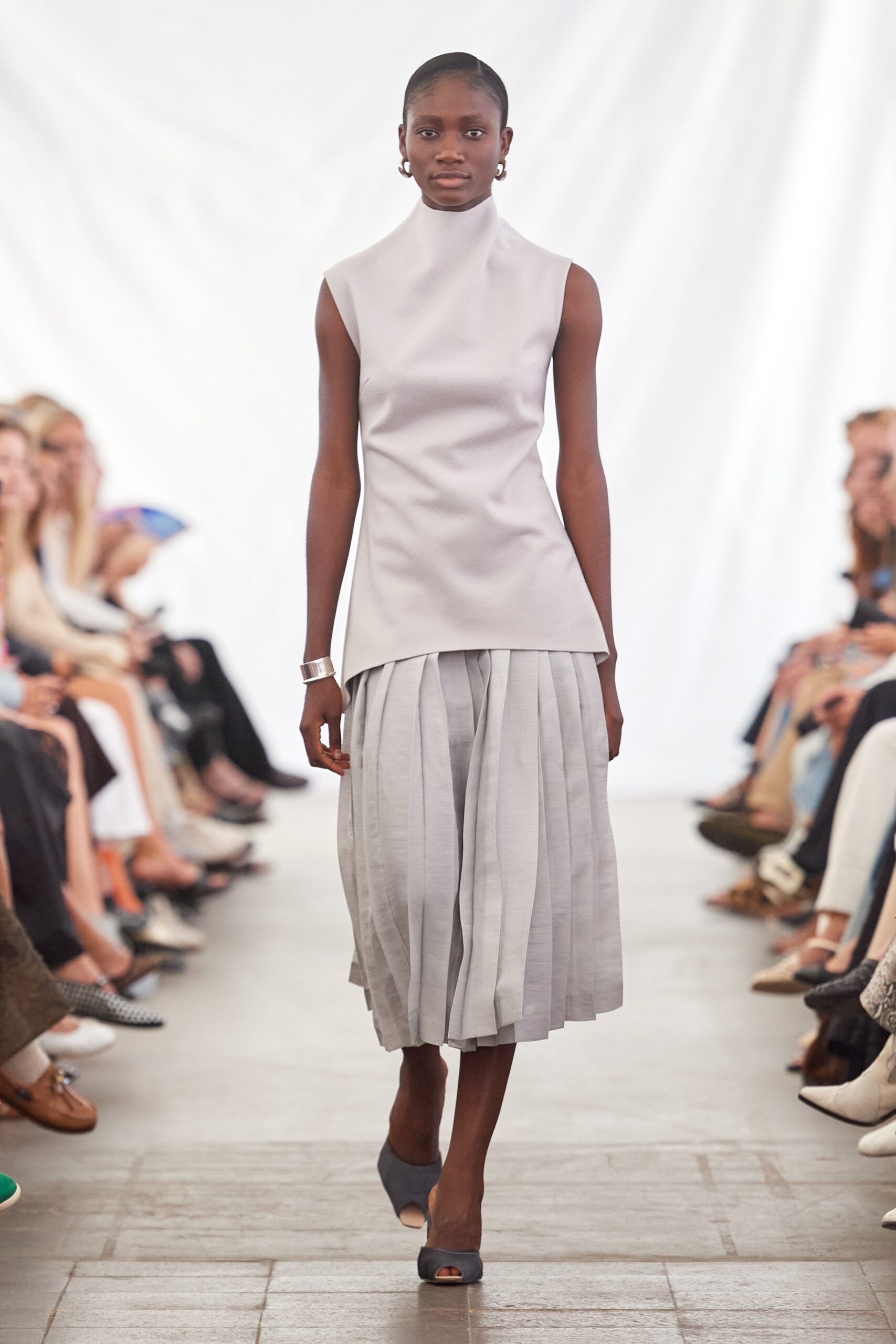 Model wearing Remain SS25 during Copenhagen Fashion Week