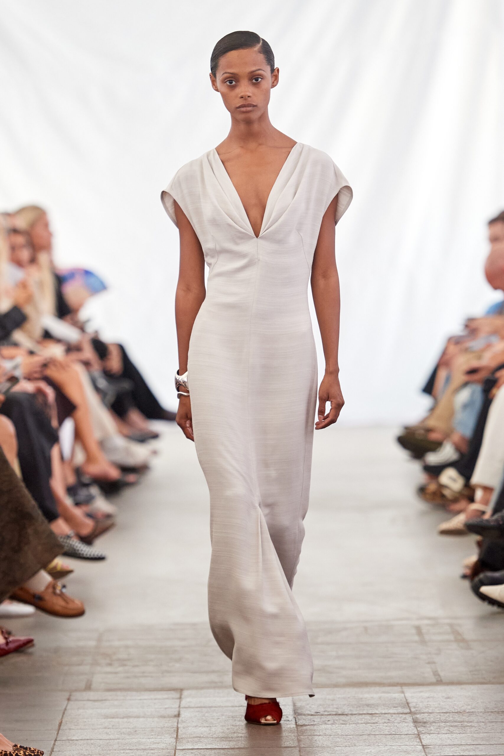 Model wearing Remain SS25 during Copenhagen Fashion Week