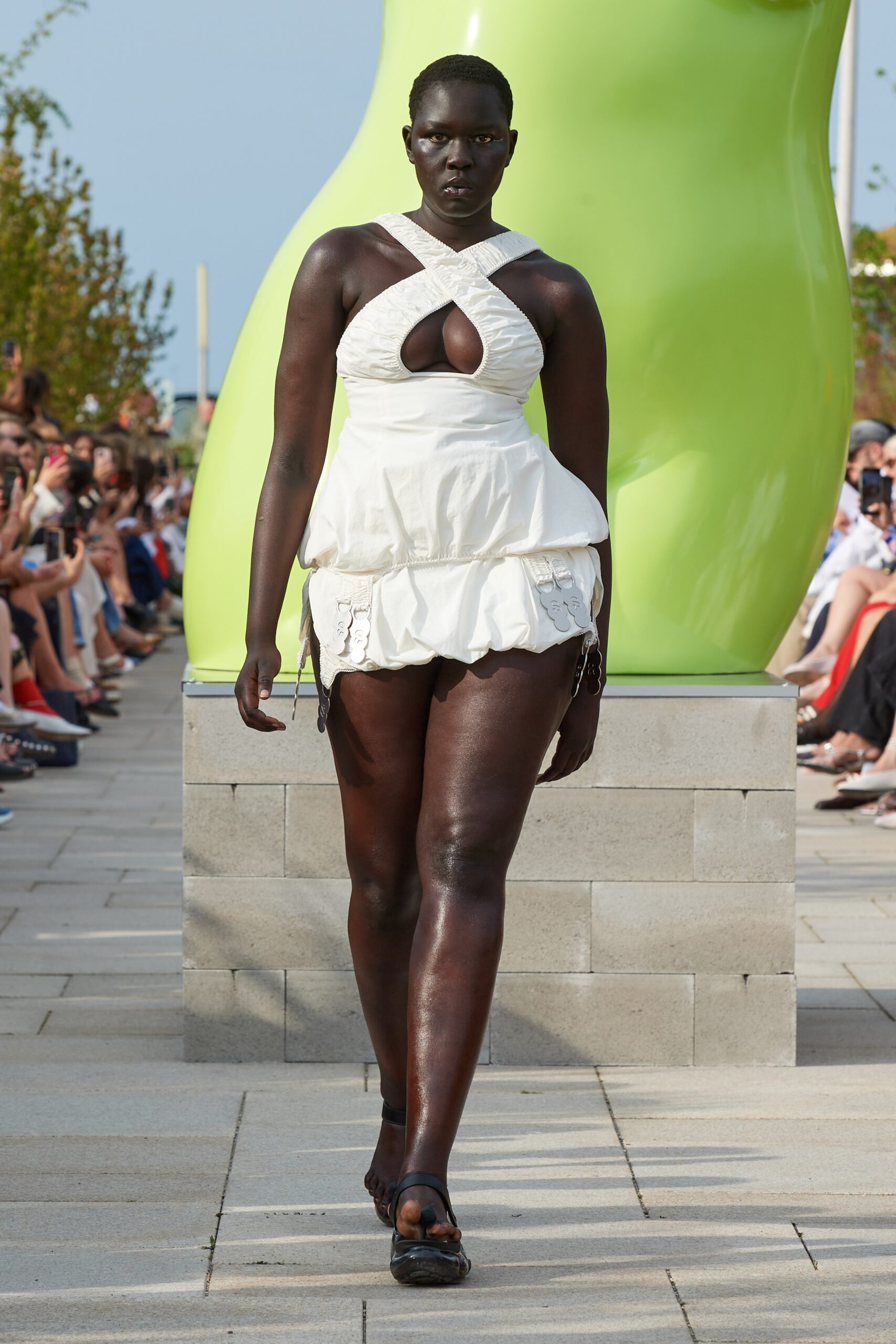 Model wearing Sinéad O´Dwyer SS25 during Copenhagen Fashion Week