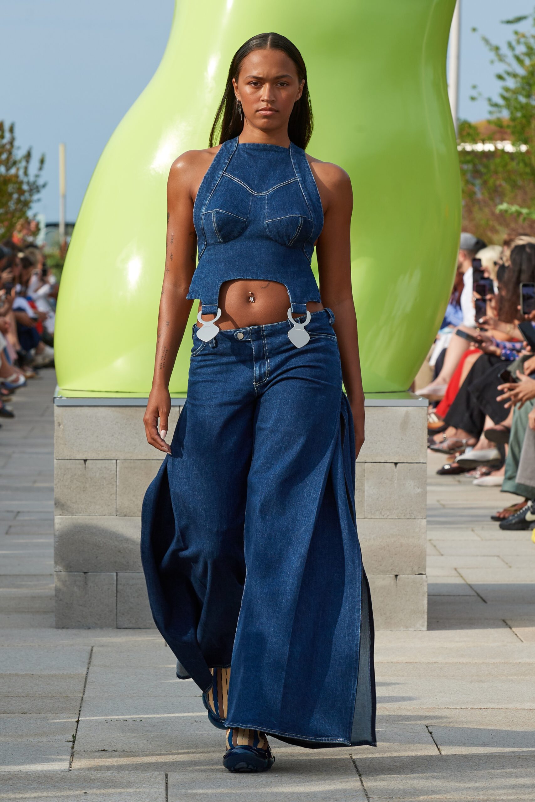 Model wearing Sinéad O´Dwyer SS25 during Copenhagen Fashion Week