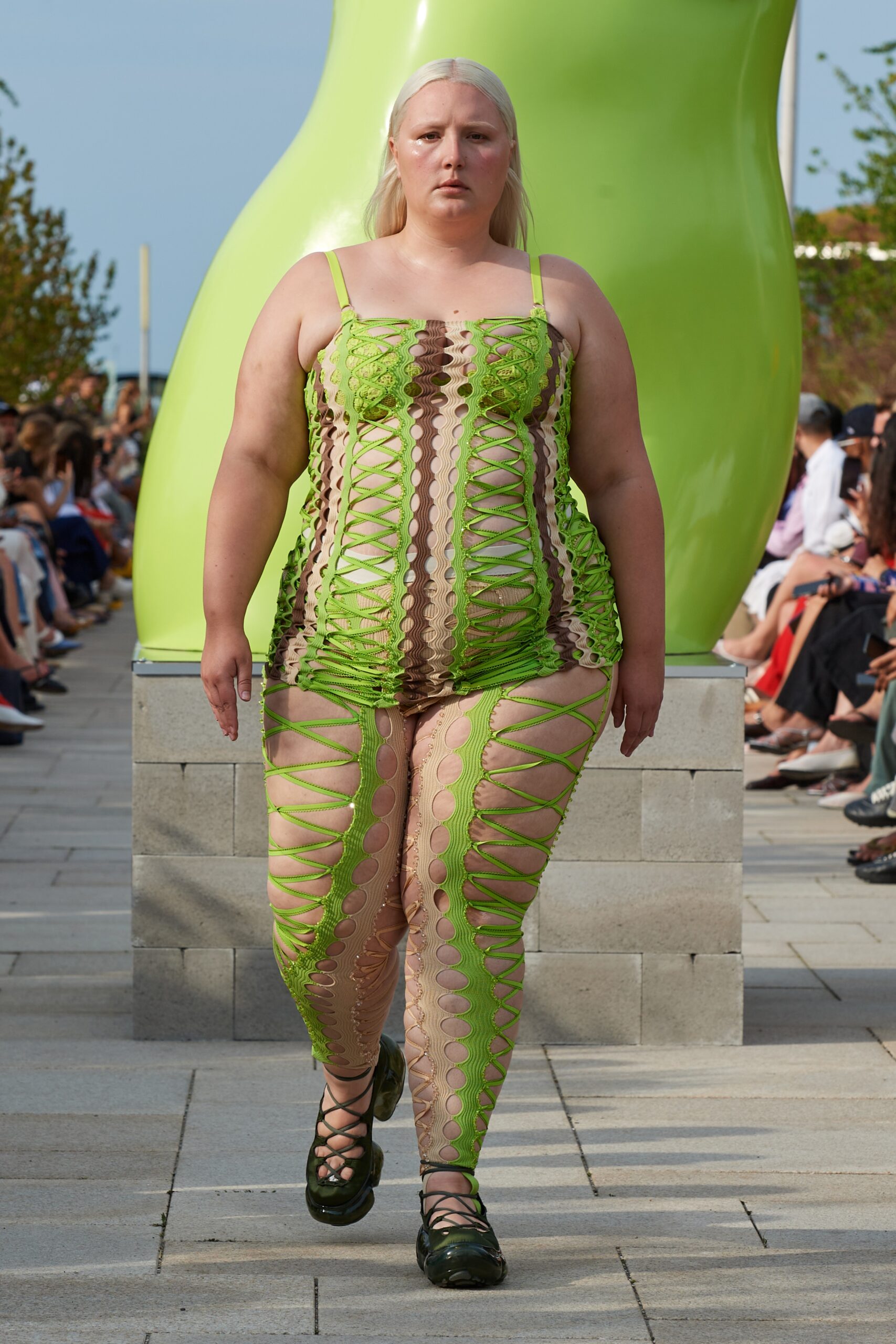 Model wearing Sinéad O´Dwyer SS25 during Copenhagen Fashion Week