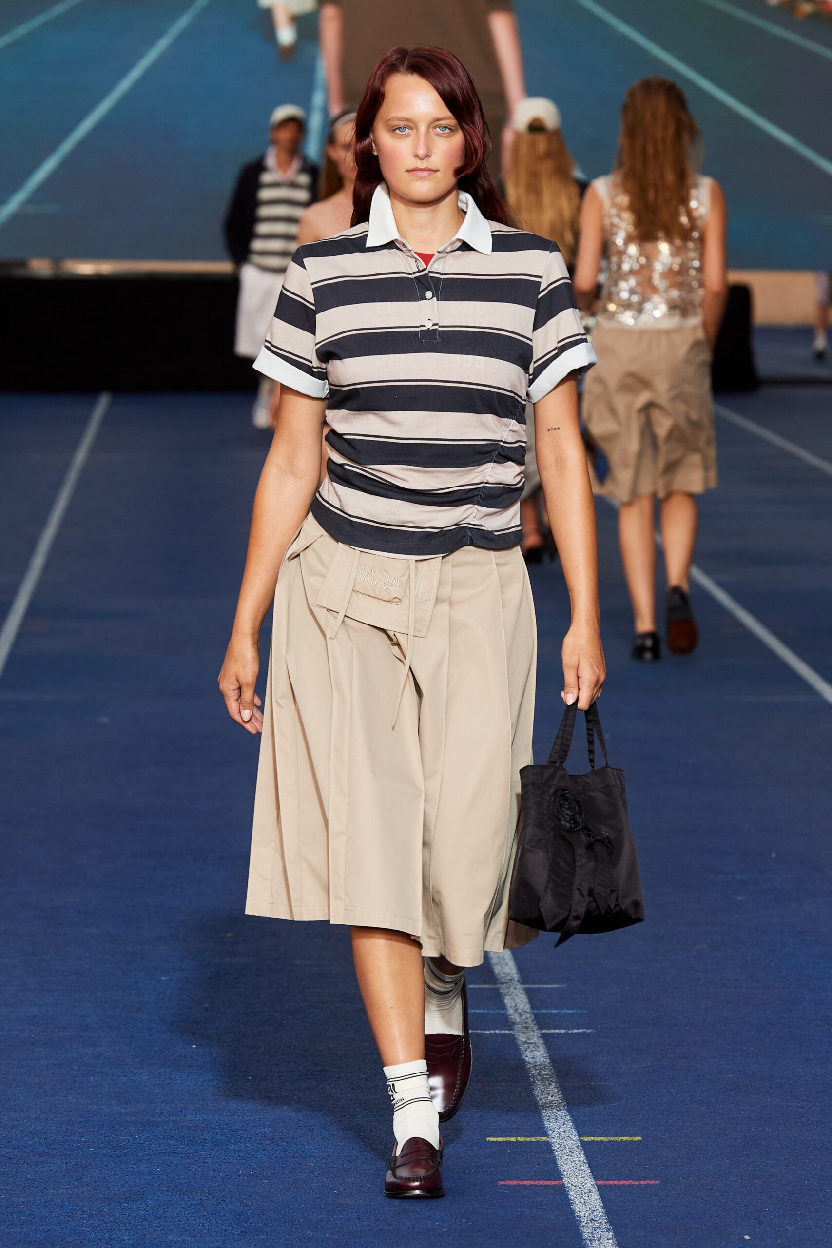 Model wearing Baum und Pferdgarten SS25 during Copenhagen Fashion Week