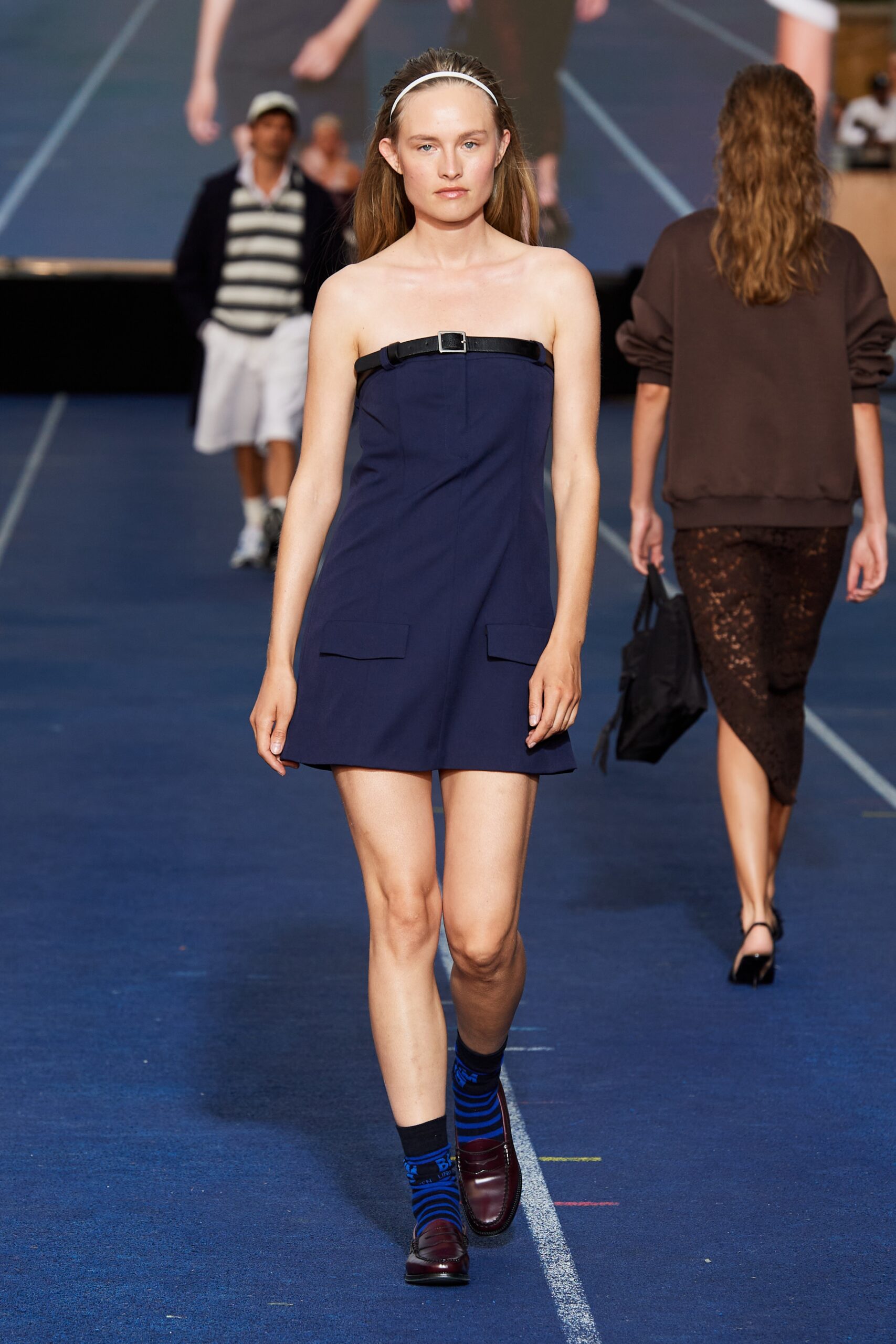 Model wearing Baum und Pferdgarten SS25 during Copenhagen Fashion Week