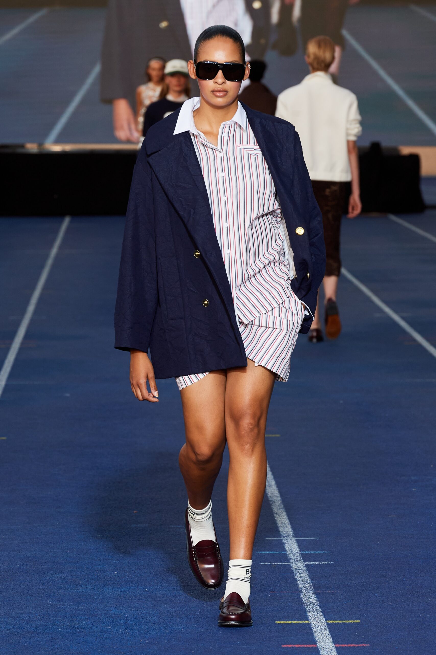 Model wearing Baum und Pferdgarten SS25 during Copenhagen Fashion Week