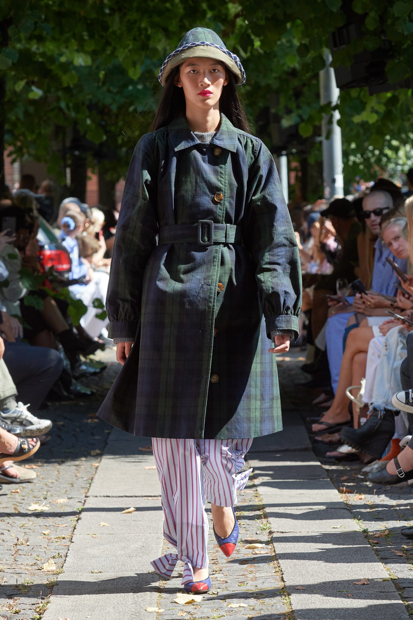 Model wearing Caro Editions SS25 during Copenhagen Fashion Week