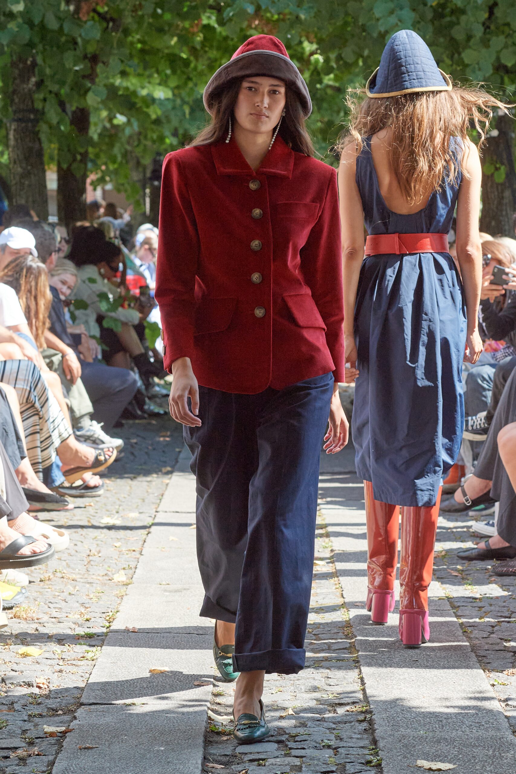 Model wearing Caro Editions SS25 during Copenhagen Fashion Week