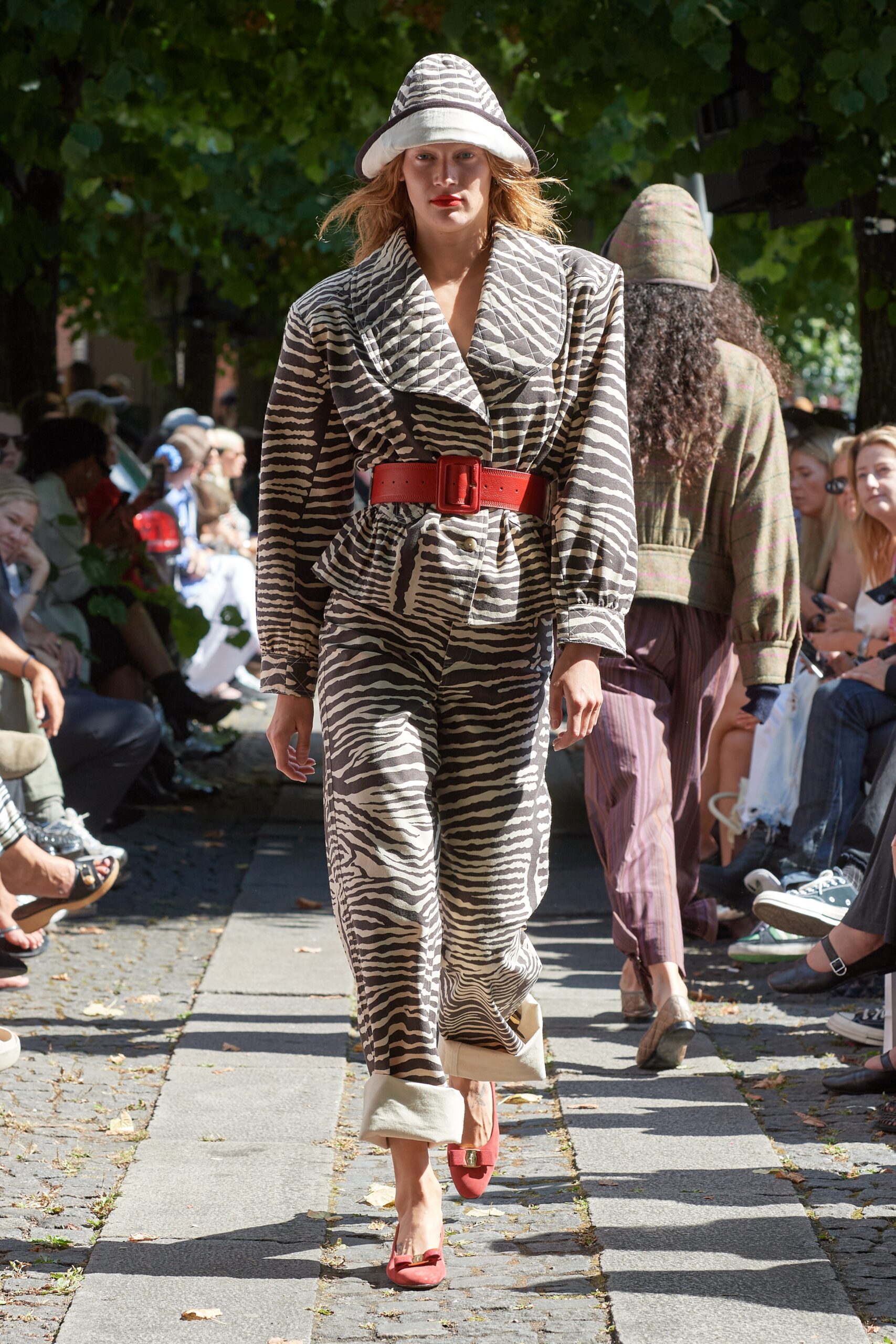 Model wearing Caro Editions SS25 during Copenhagen Fashion Week