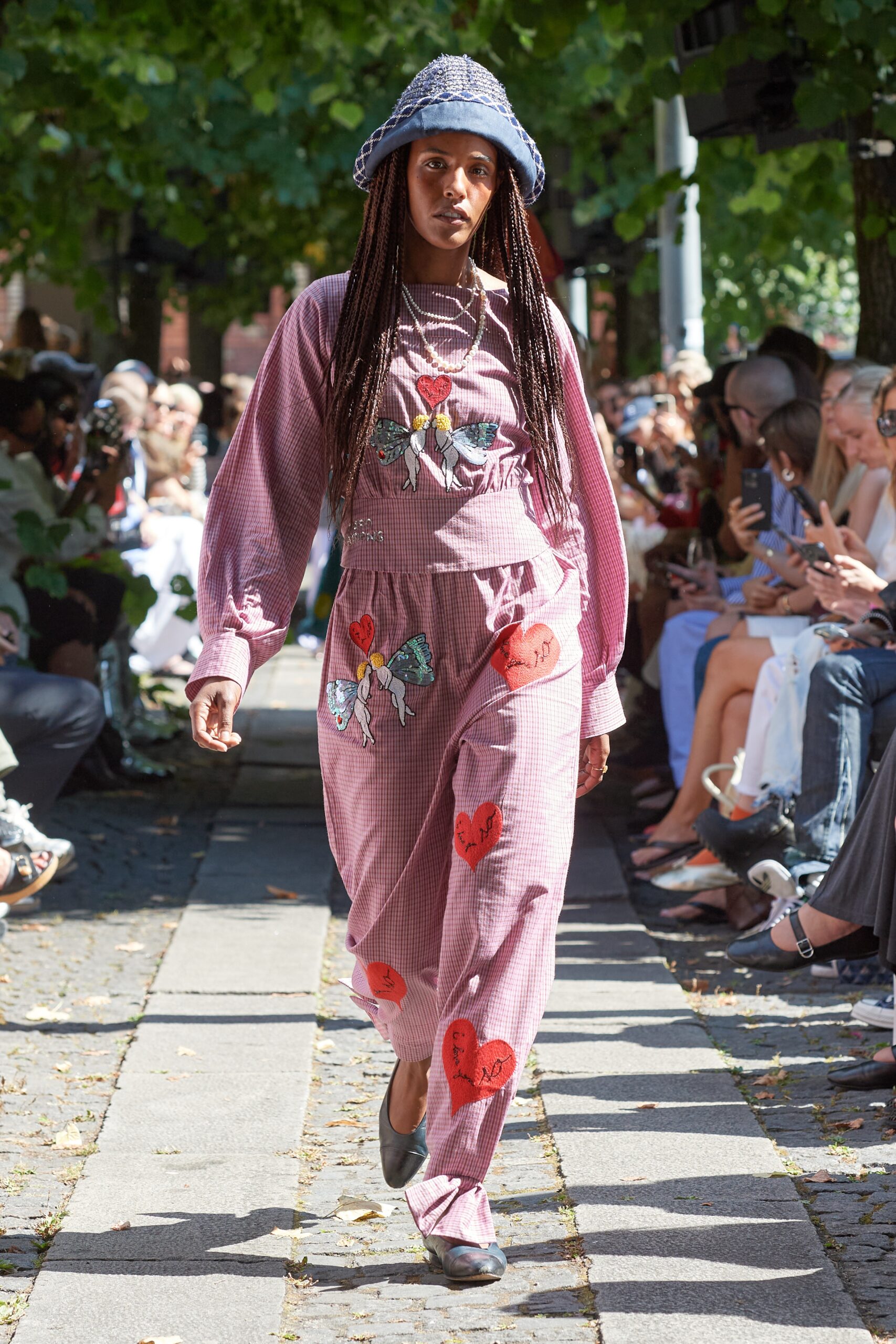 Model wearing Caro Editions SS25 during Copenhagen Fashion Week