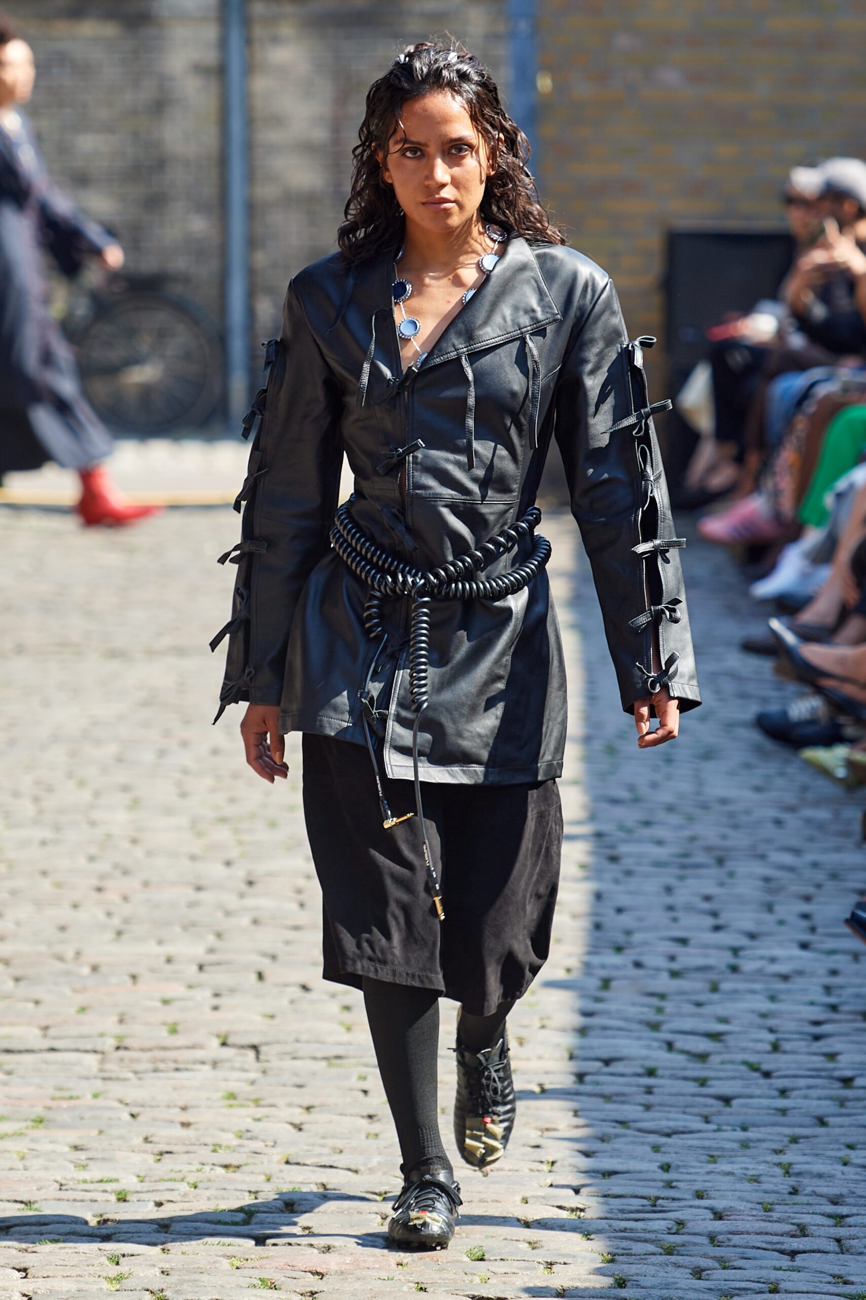 Model wearing Deadwood SS25 during Copenhagen Fashion Week