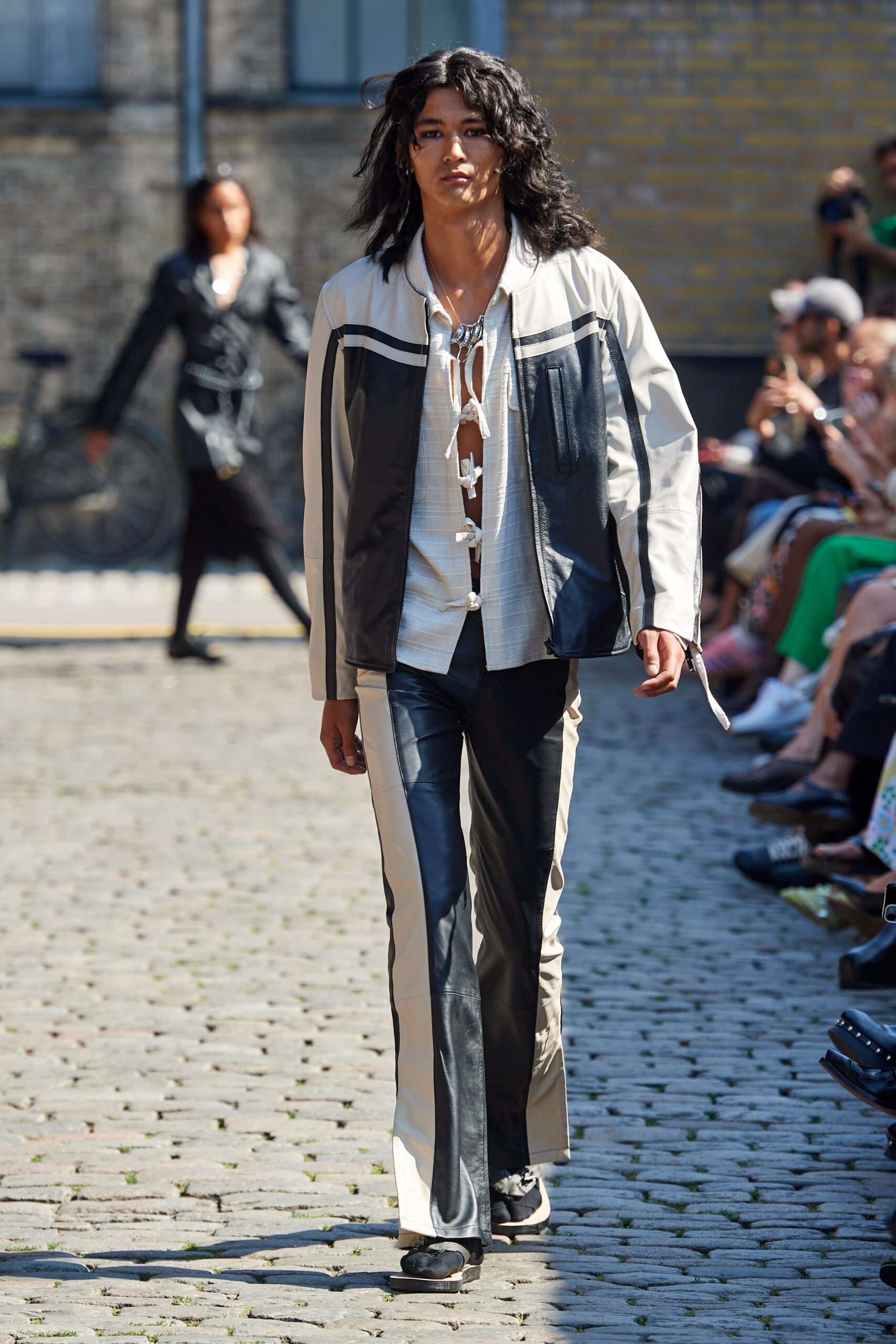 Model wearing Deadwood SS25 during Copenhagen Fashion Week