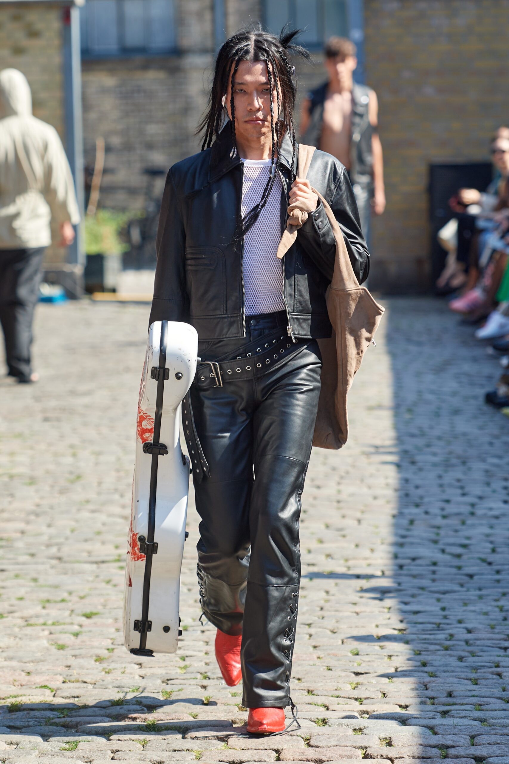 Model wearing Deadwood SS25 during Copenhagen Fashion Week