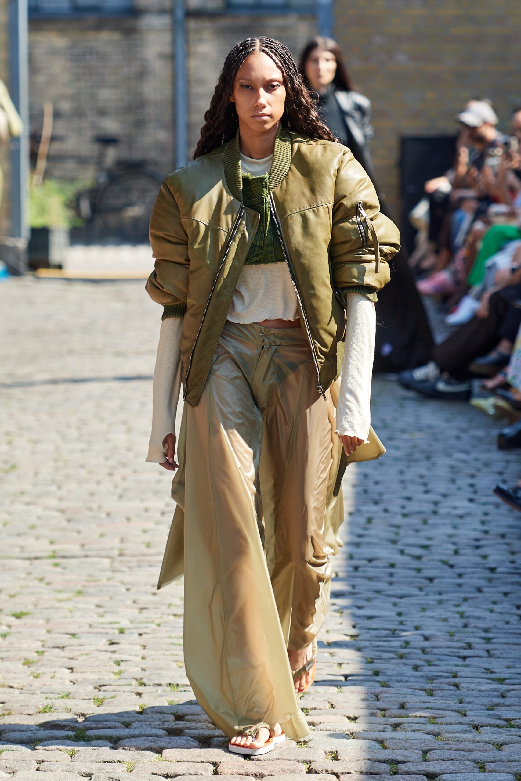 Model wearing Deadwood SS25 during Copenhagen Fashion Week