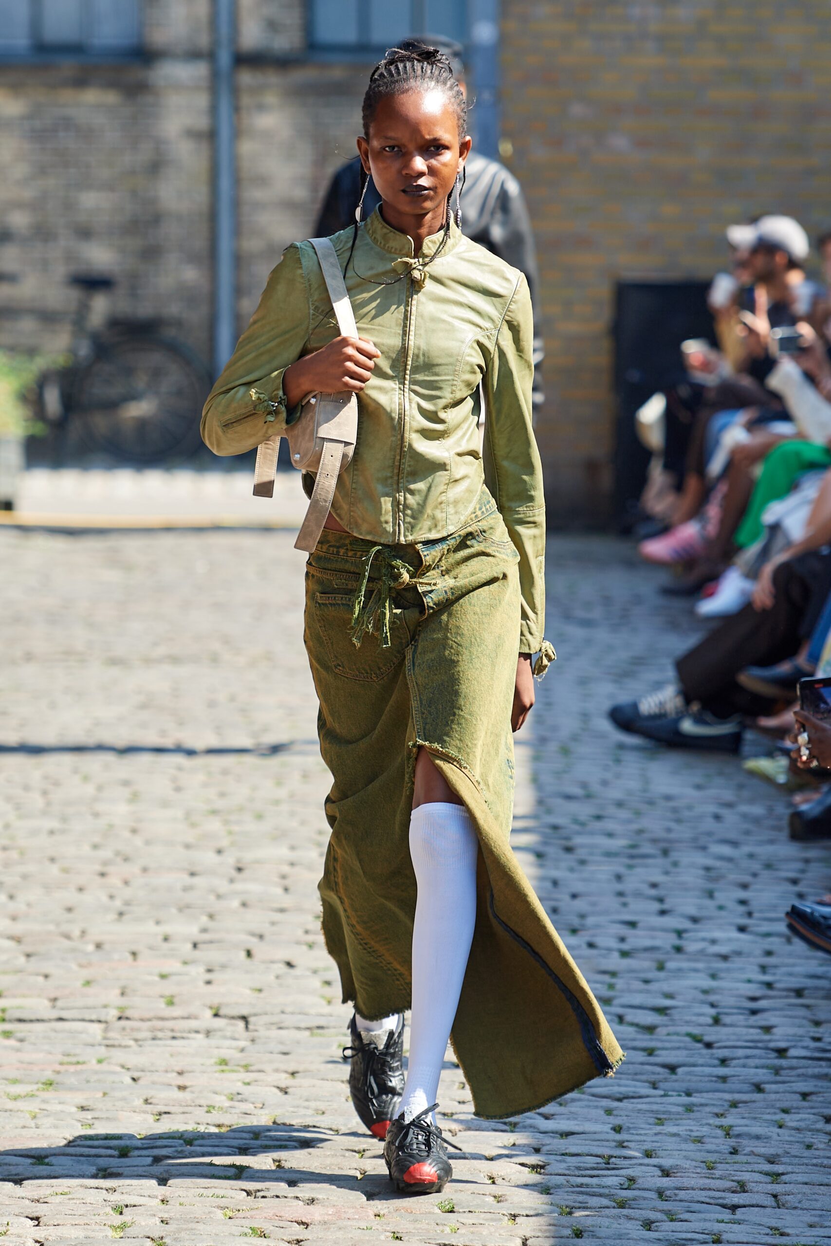 Model wearing Deadwood SS25 during Copenhagen Fashion Week