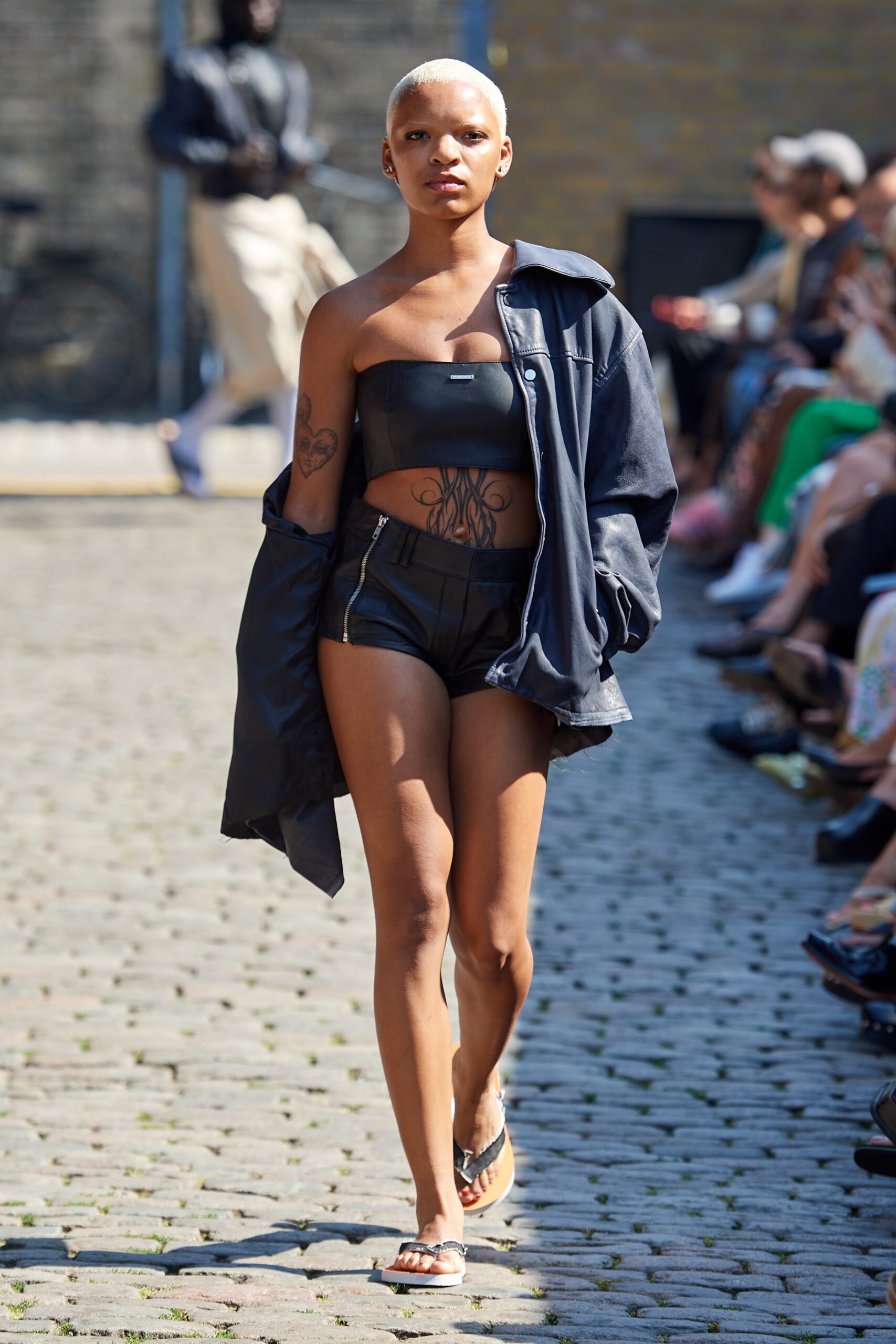 Model wearing Deadwood SS25 during Copenhagen Fashion Week