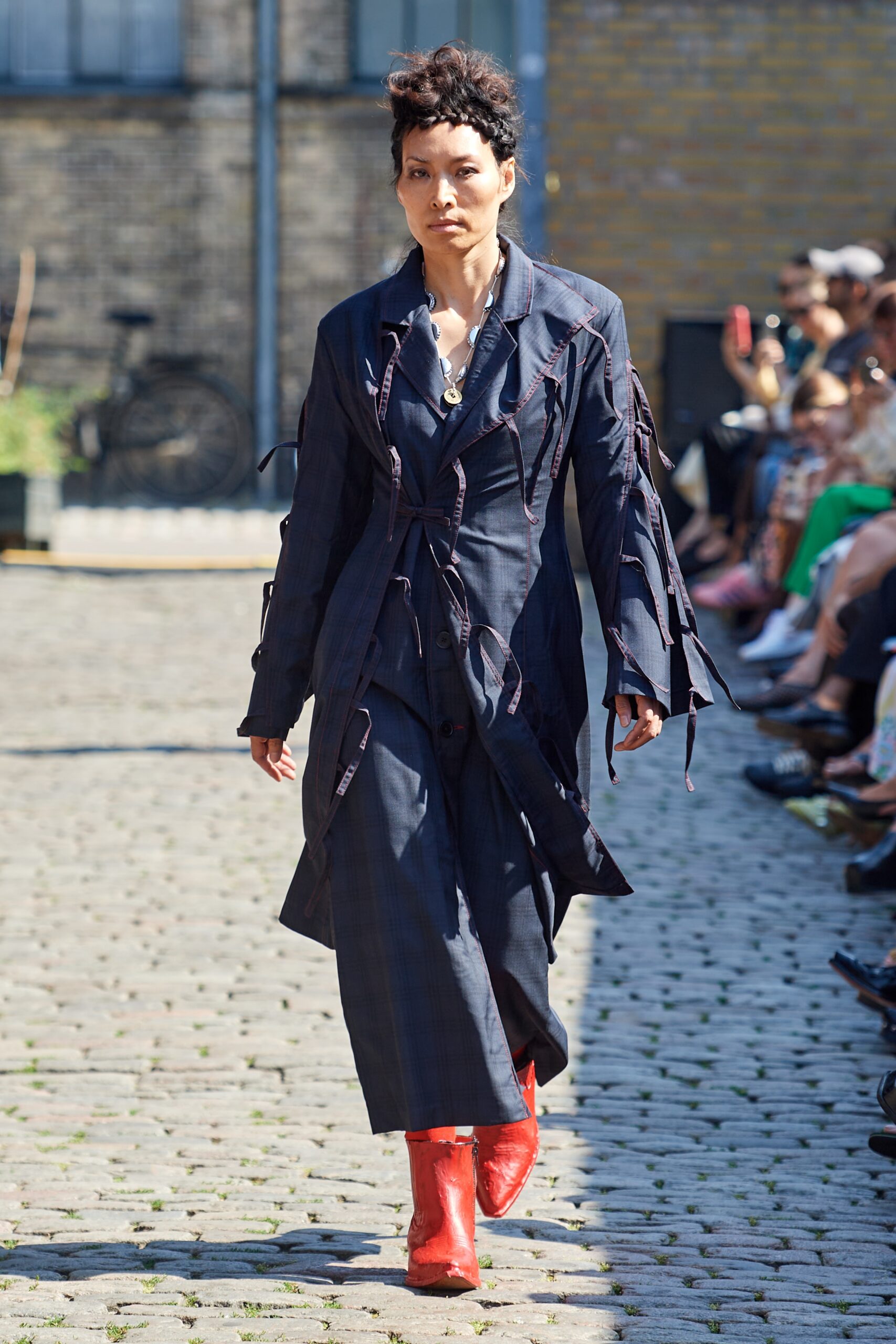 Model wearing Deadwood SS25 during Copenhagen Fashion Week