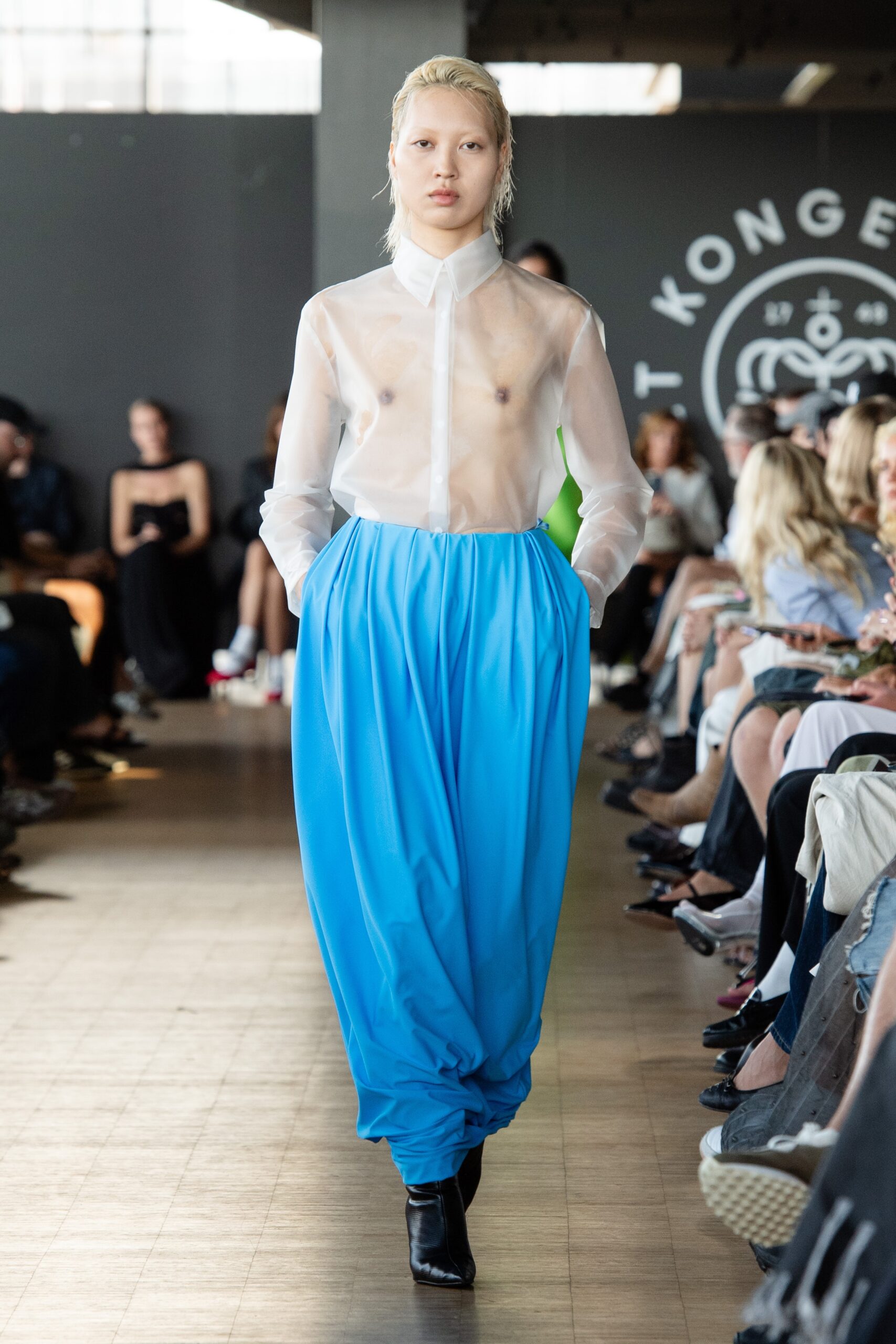 Model wearing Forza Collective SS25 during Copenhagen Fashion Week