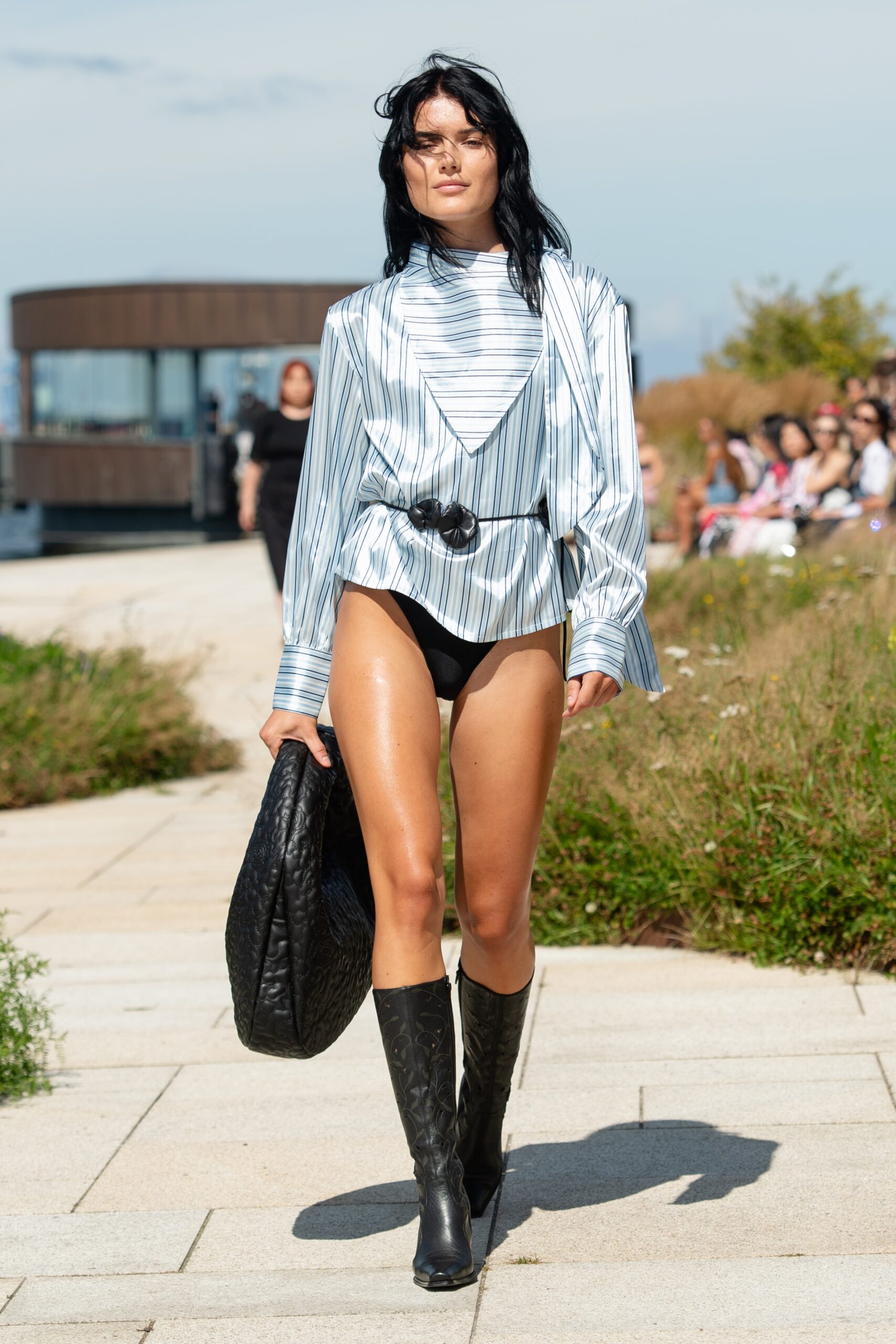 Model wearing OpéraSport SS25 during Copenhagen Fashion Week