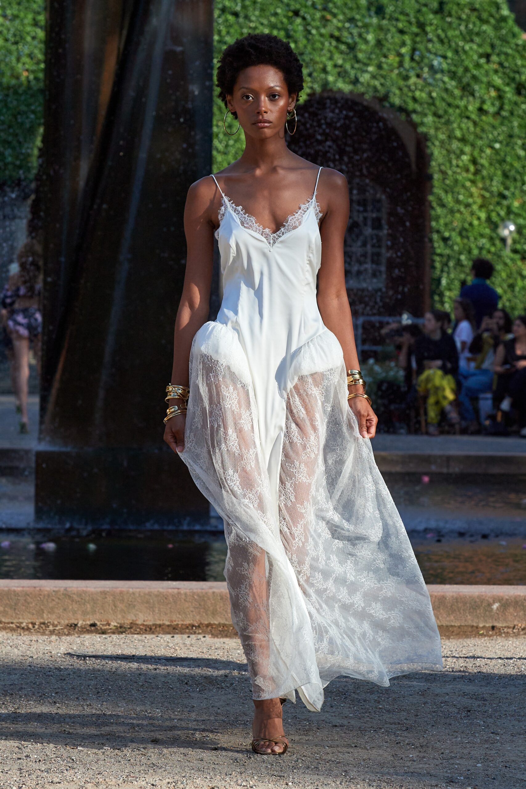 Model wearing Rotate SS25 during Copenhagen Fashion Week