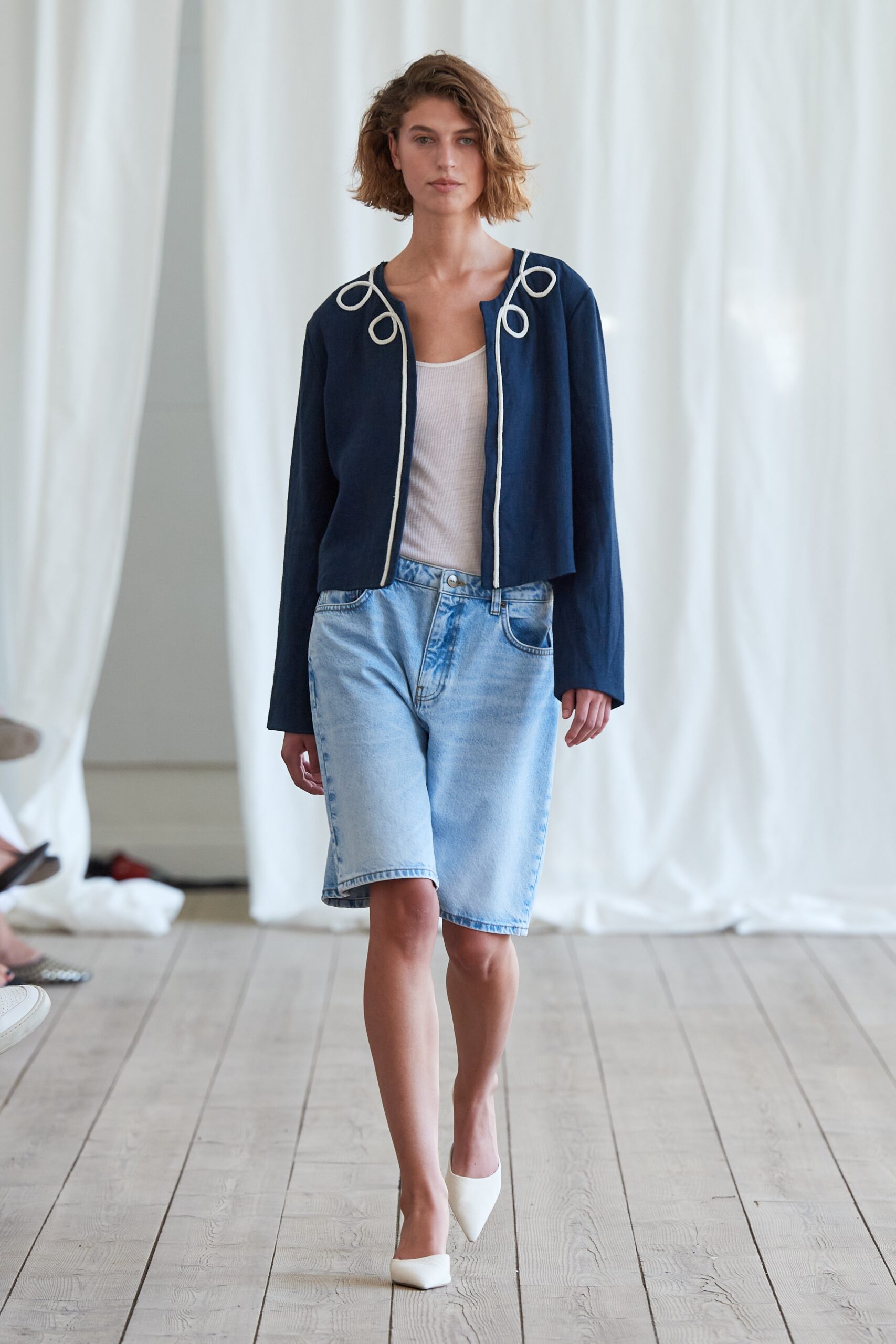 Model wearing Skall Studio SS25 during Copenhagen Fashion Week