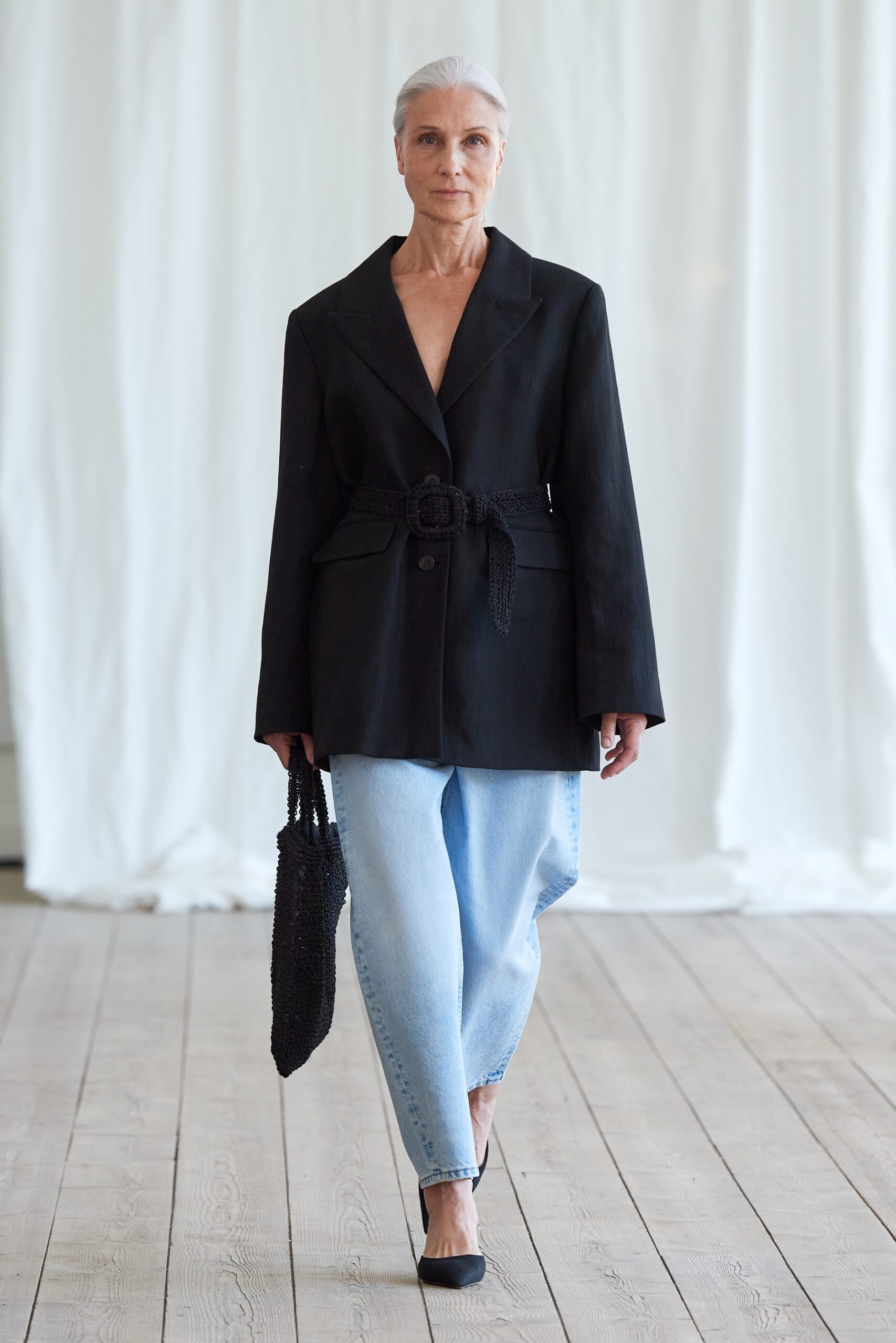 Model wearing Skall Studio SS25 during Copenhagen Fashion Week