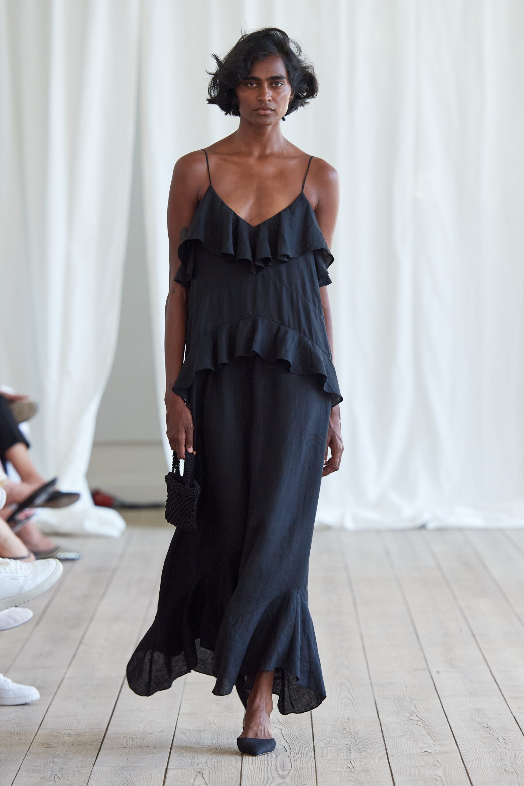 Model wearing Skall Studio SS25 during Copenhagen Fashion Week