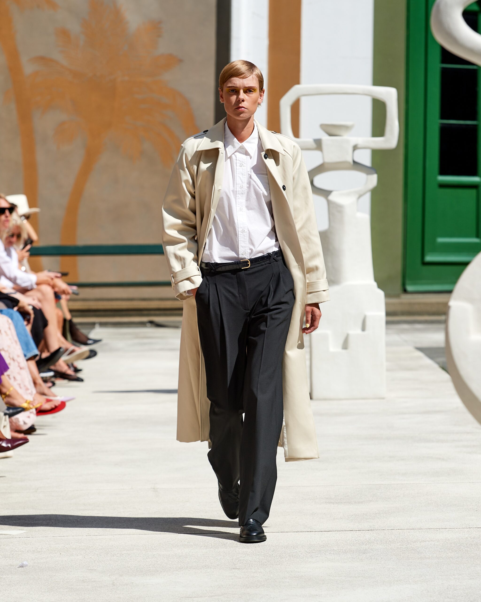 Model wearing The Garment SS25 during Copenhagen Fashion Week