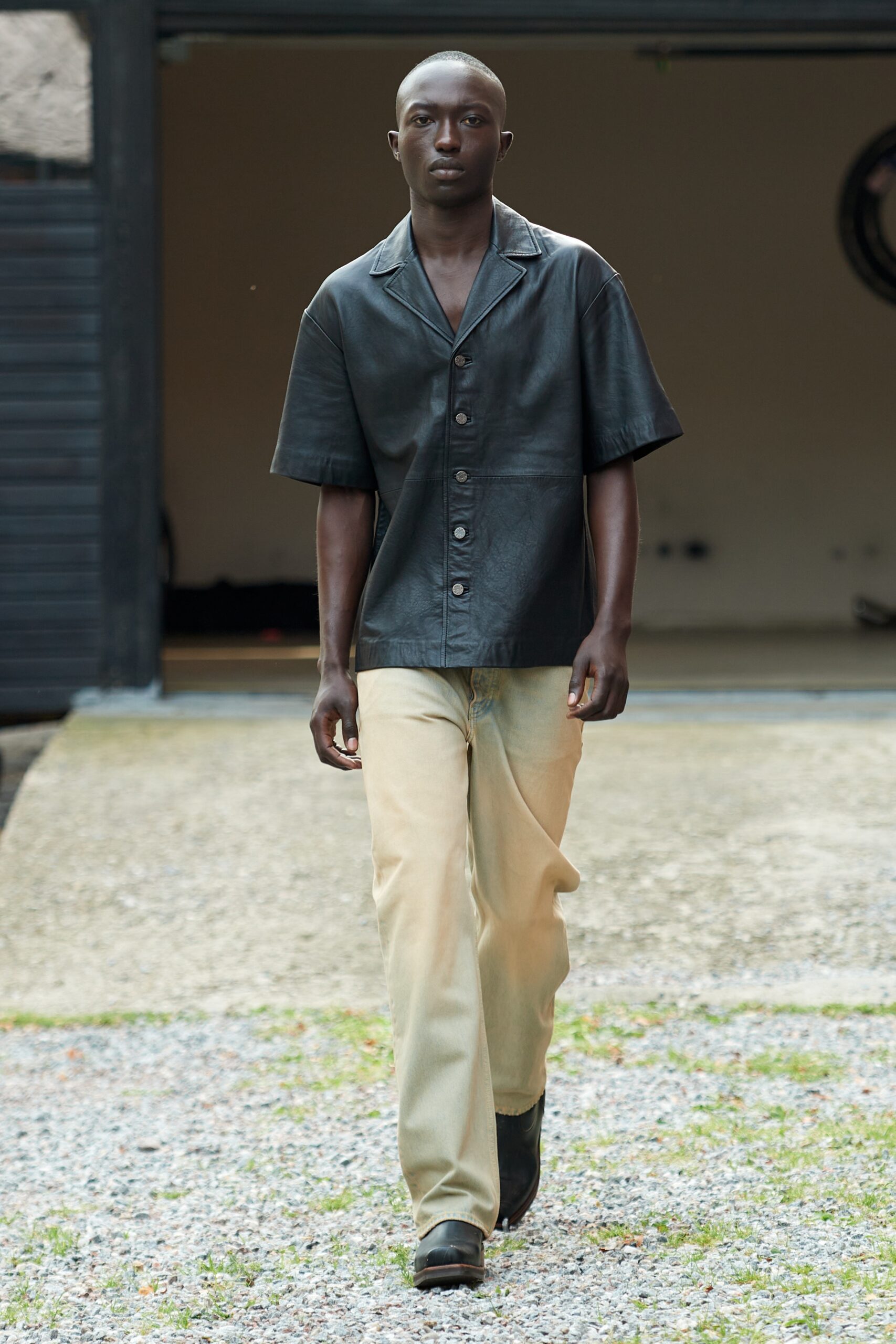 Model wearing Won Hundred SS25 during Copenhagen Fashion Week