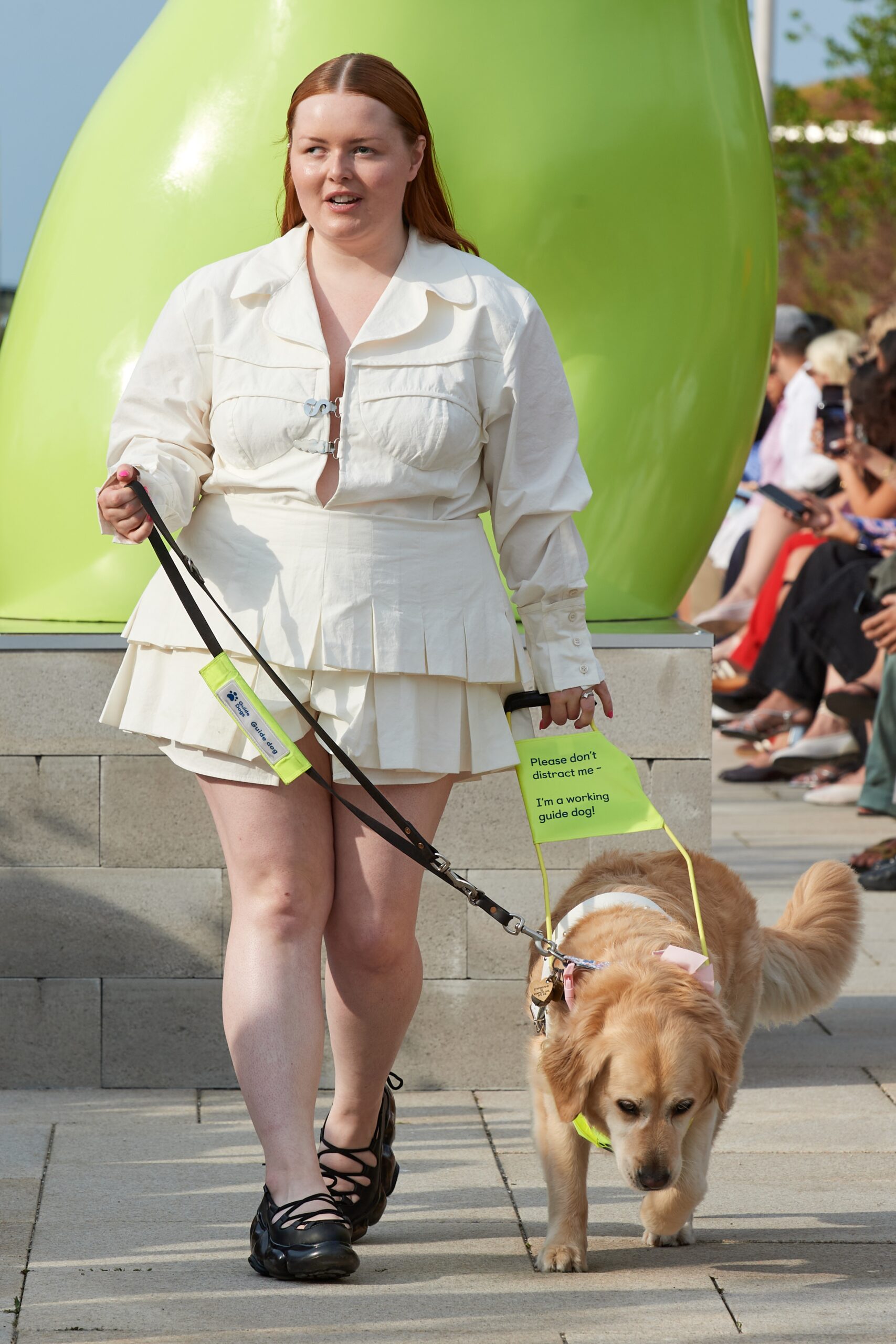 Model wearing Sinéad O´Dwyer SS25 during Copenhagen Fashion Week